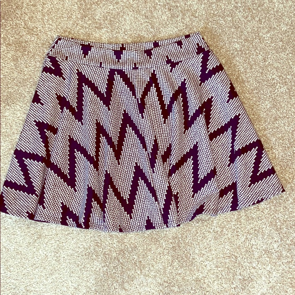 Black and Tan mini skirt